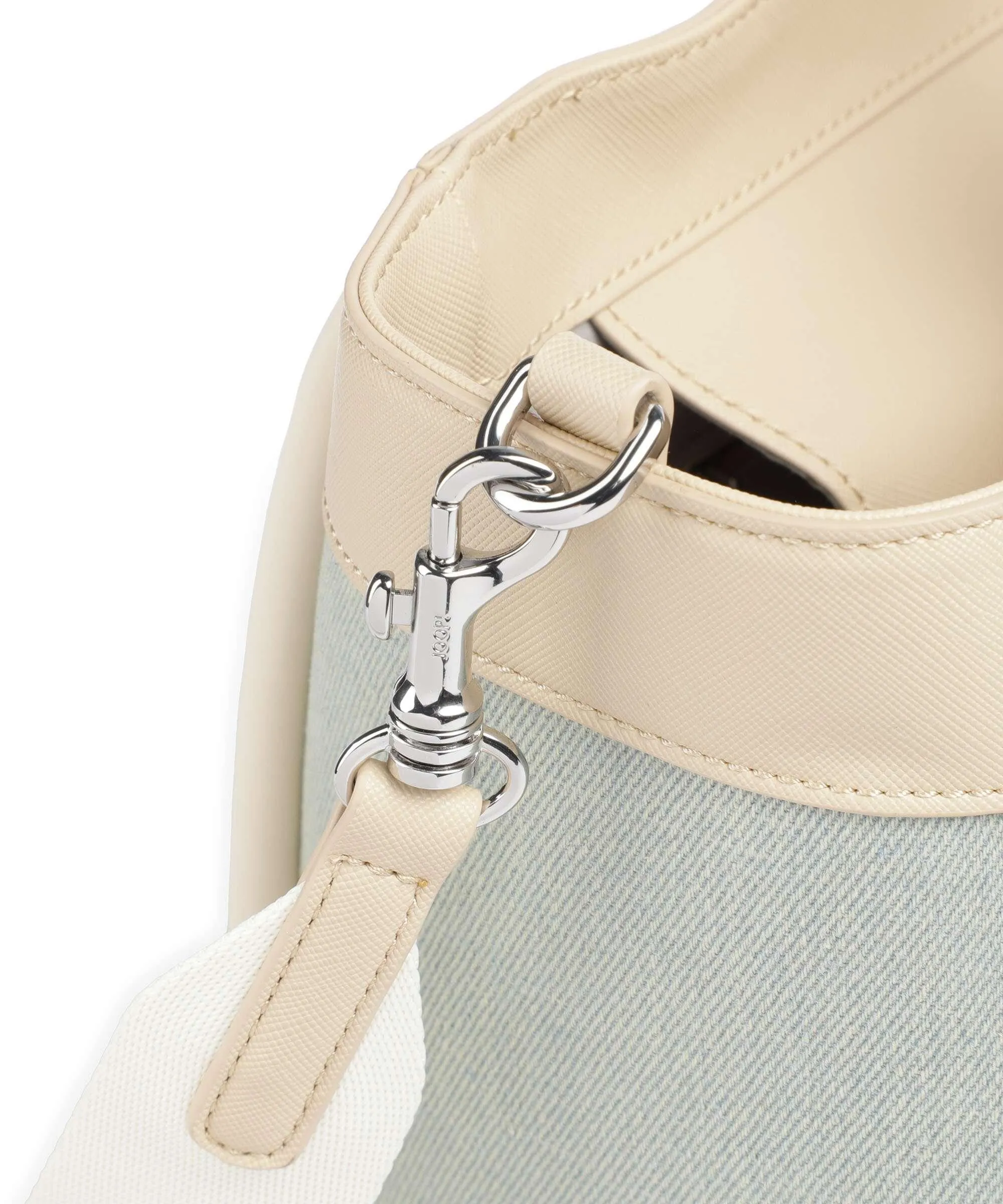  JOOP! Jeans Calduccio Denim Yvette Borsa a mano cotone, pelle sintetica blu/beige  