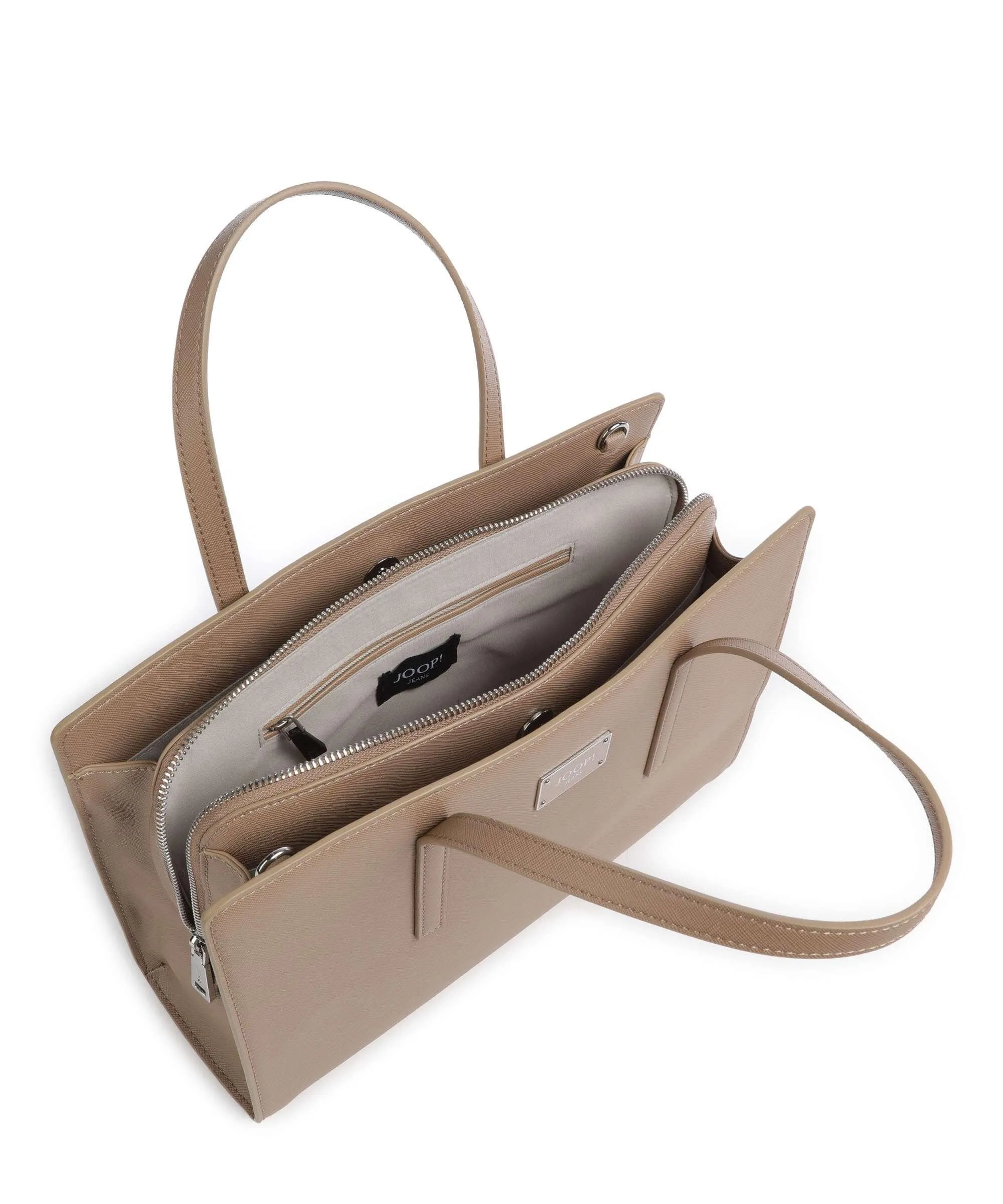  JOOP! Jeans Cofano Marika Borsa shopper pelle sintetica beige  