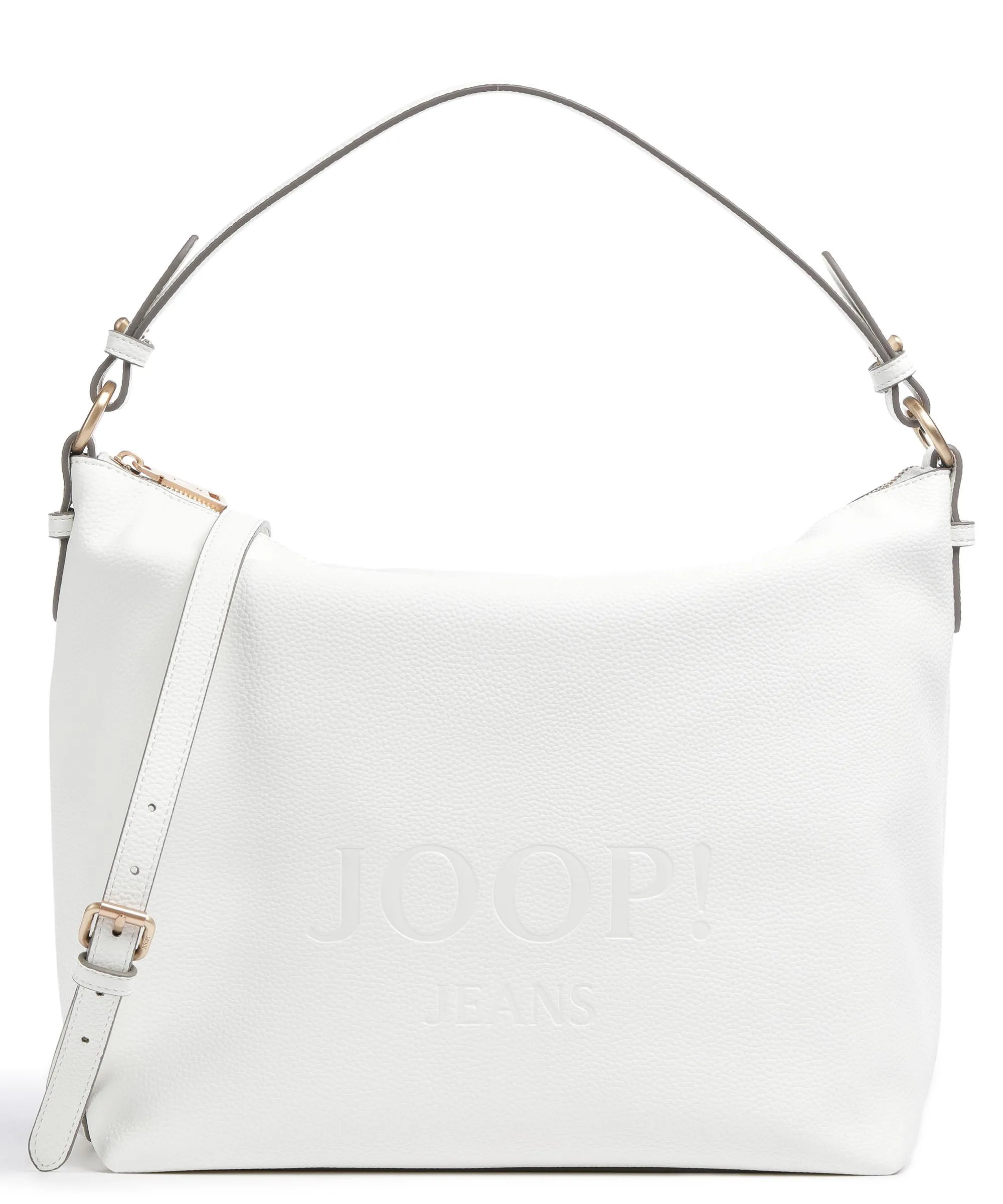  JOOP! Jeans Lettera Dalia Borsa hobo pelle sintetica bianco  