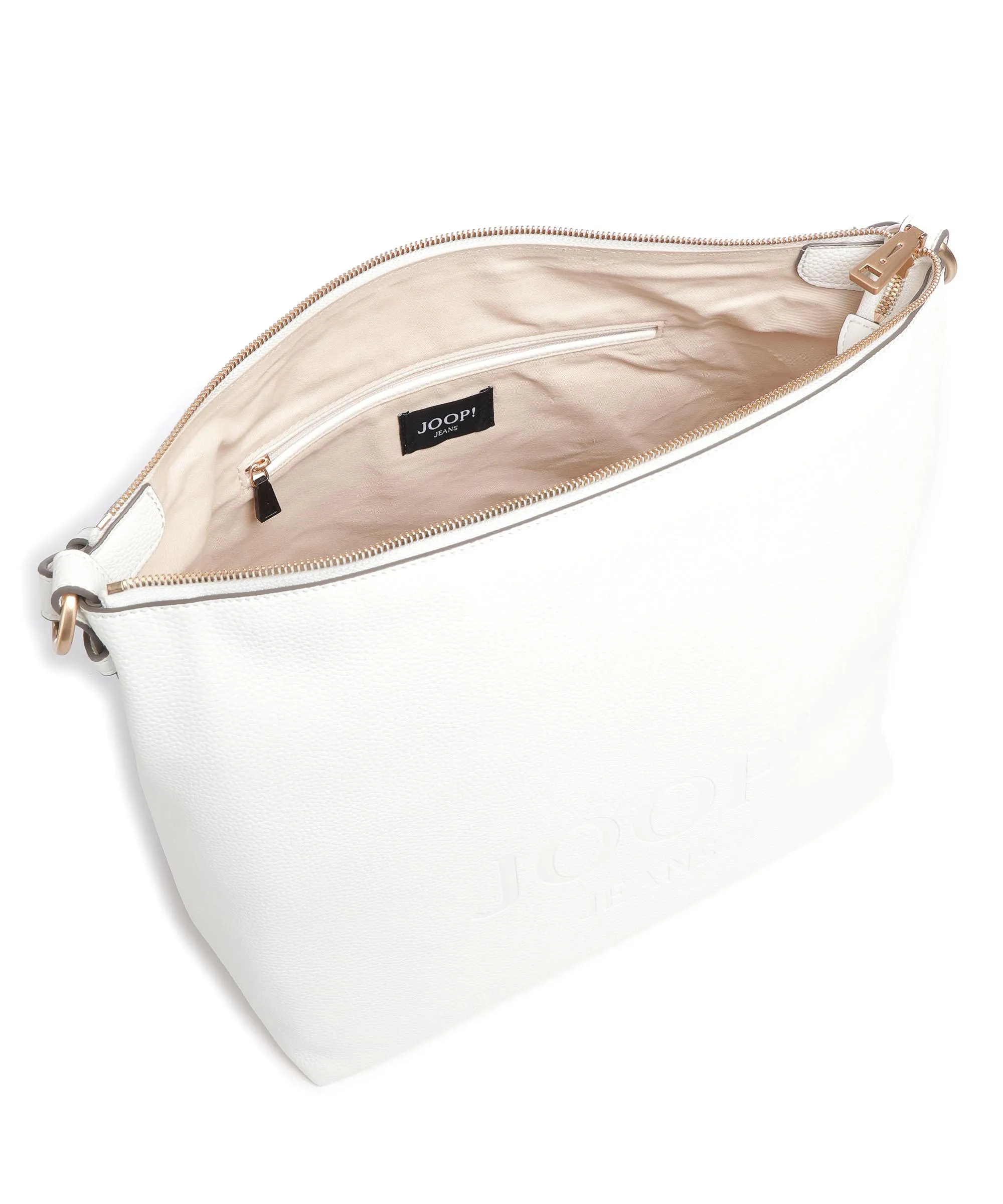  JOOP! Jeans Lettera Dalia Borsa hobo pelle sintetica bianco  