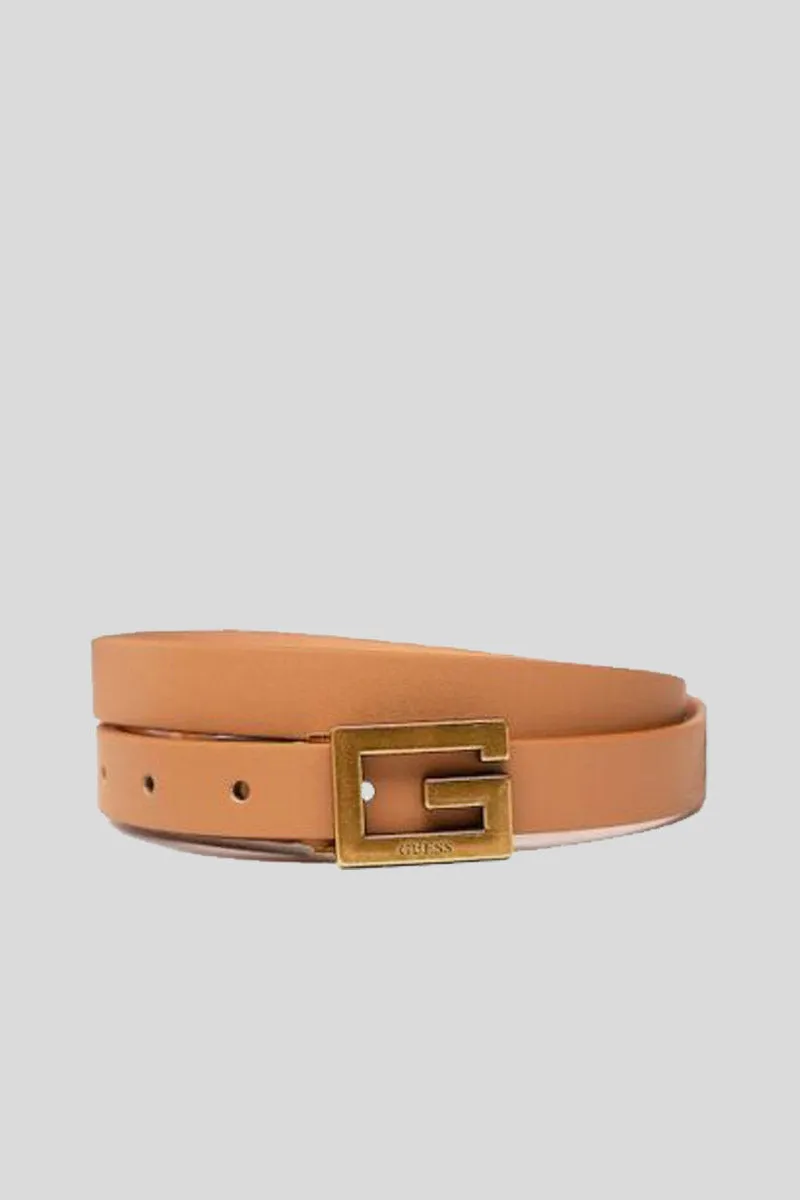 Katey Adjustable Pant Belt - Caramel