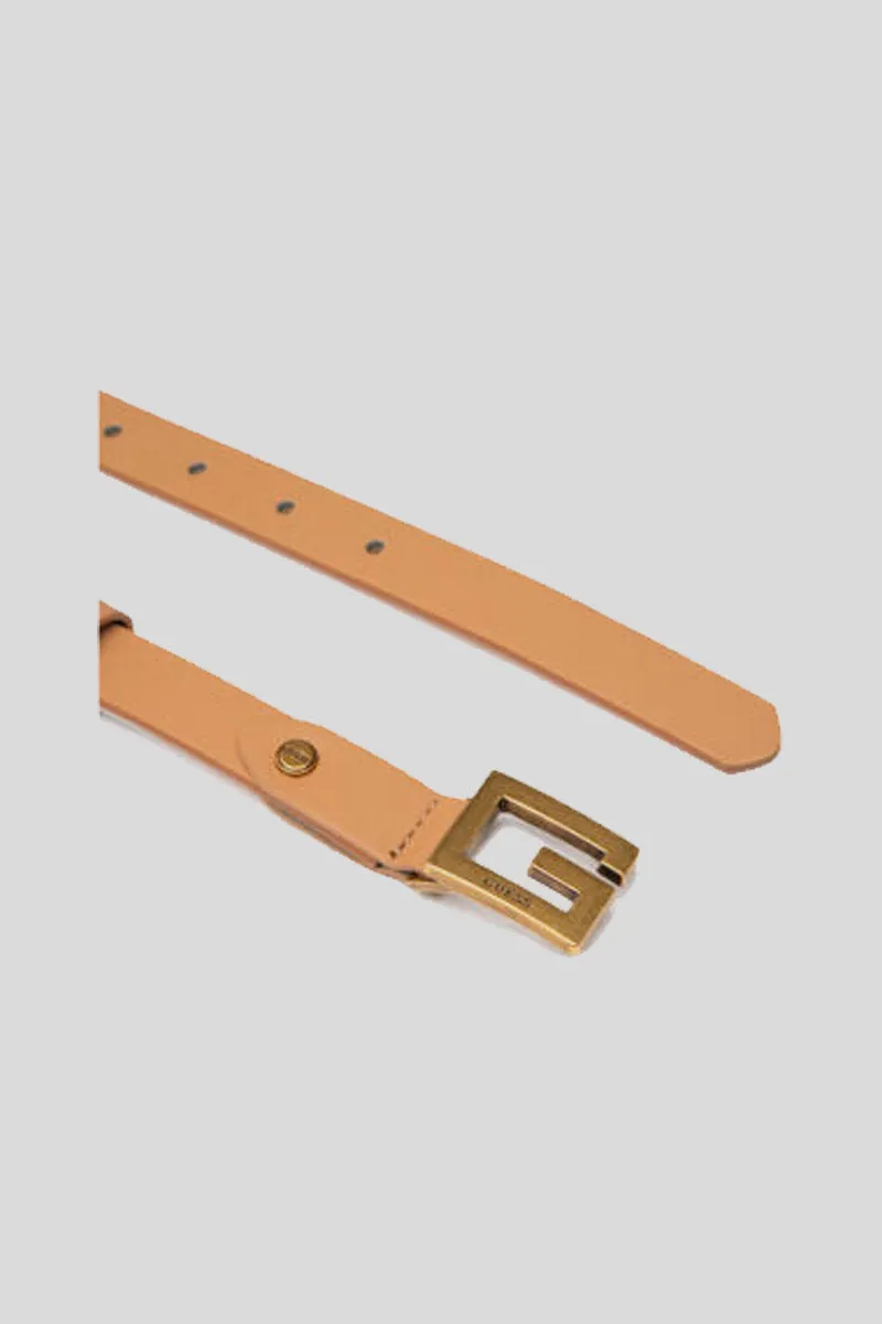 Katey Adjustable Pant Belt - Caramel