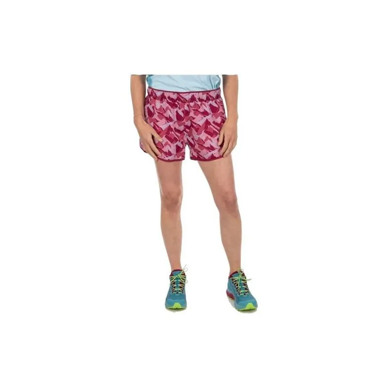 La sportiva Timing Trail Running Shorts (Red Plum/Blush) Donna