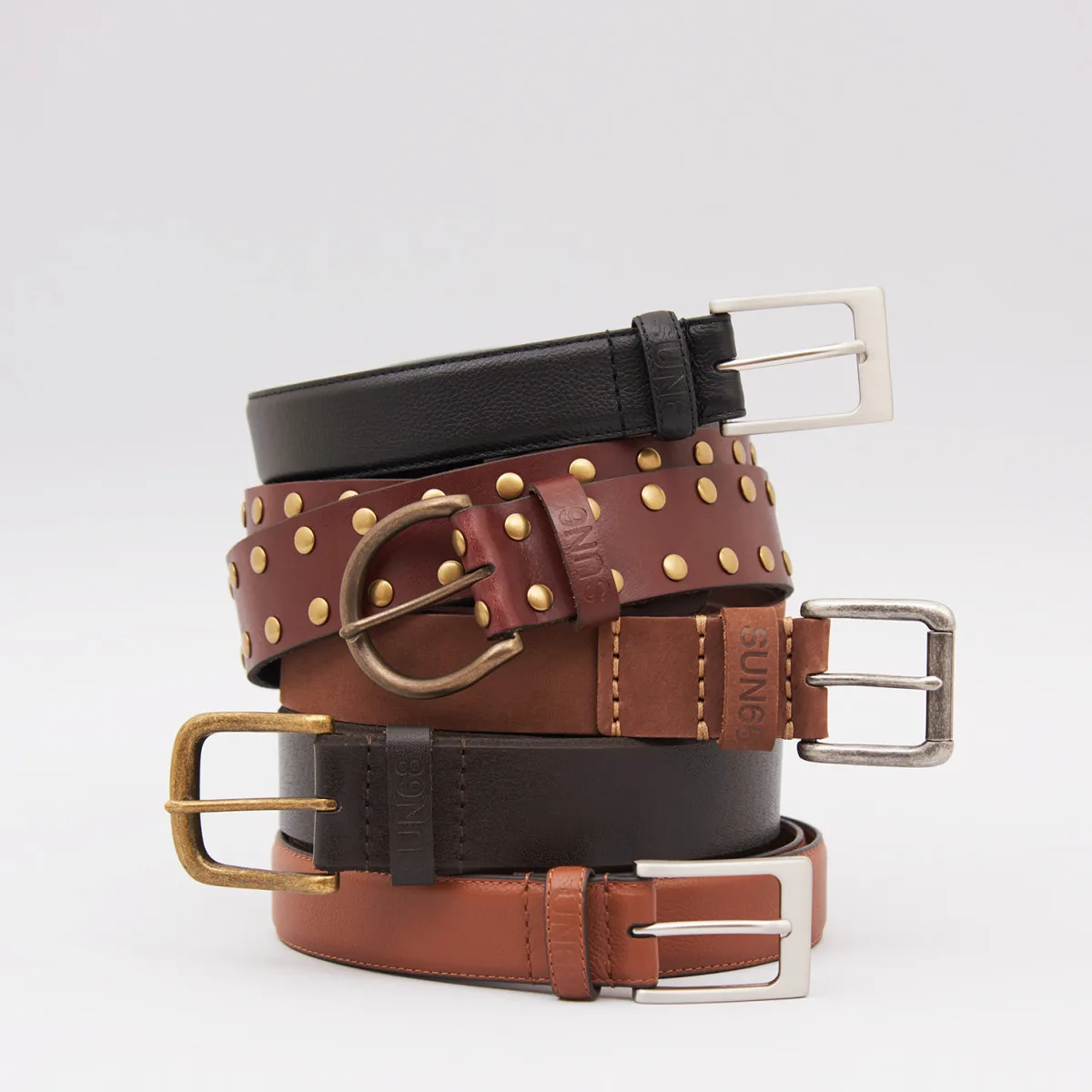 LEATHER BELT TESTA DI MORO