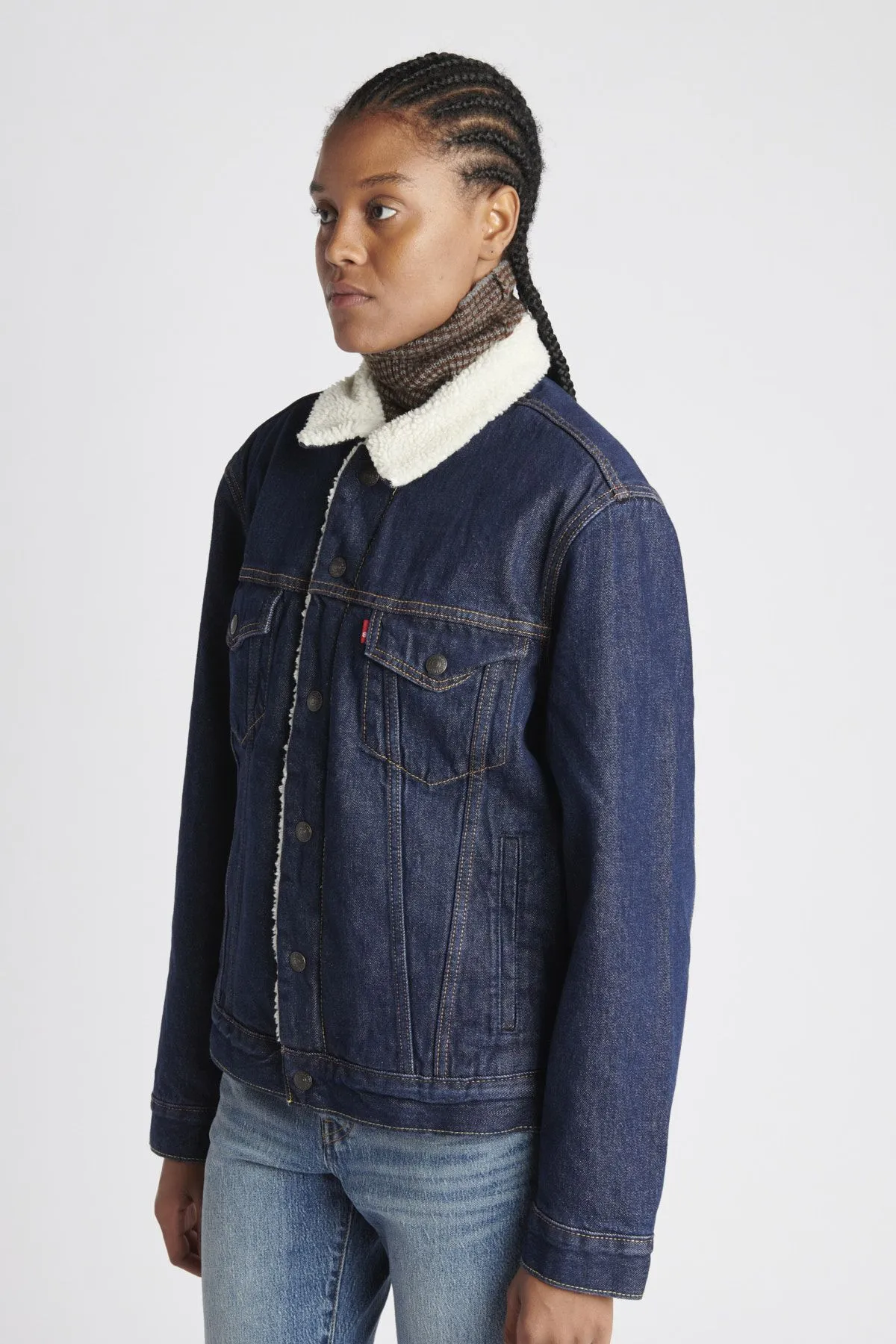 levi's Giubbino U denim pelo    