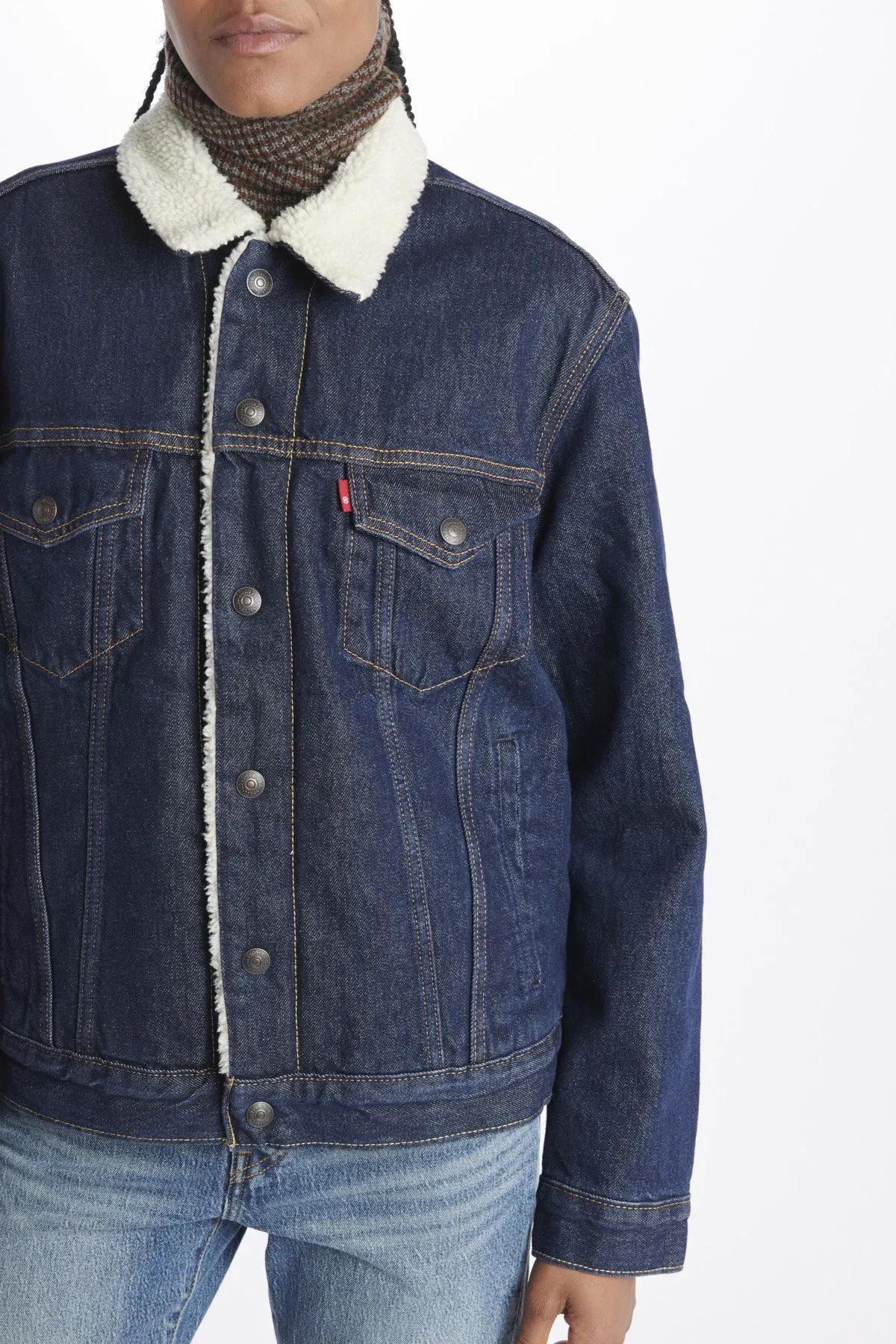 levi's Giubbino U denim pelo    