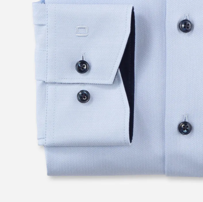 Light blue olymp shirt dynamic flex modern fit