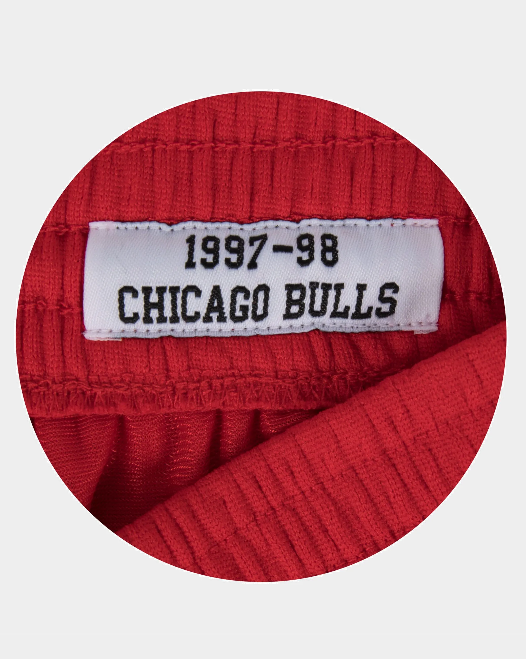 Mitchell&Ness Chicago Bulls Shorts 97-98 Rosso Uomo