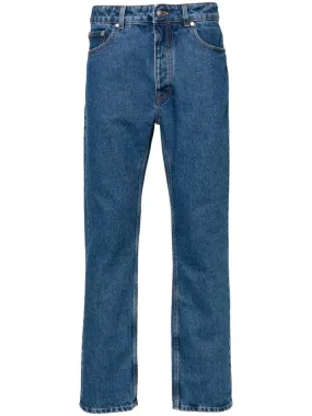 `Monogram` Straight Jeans