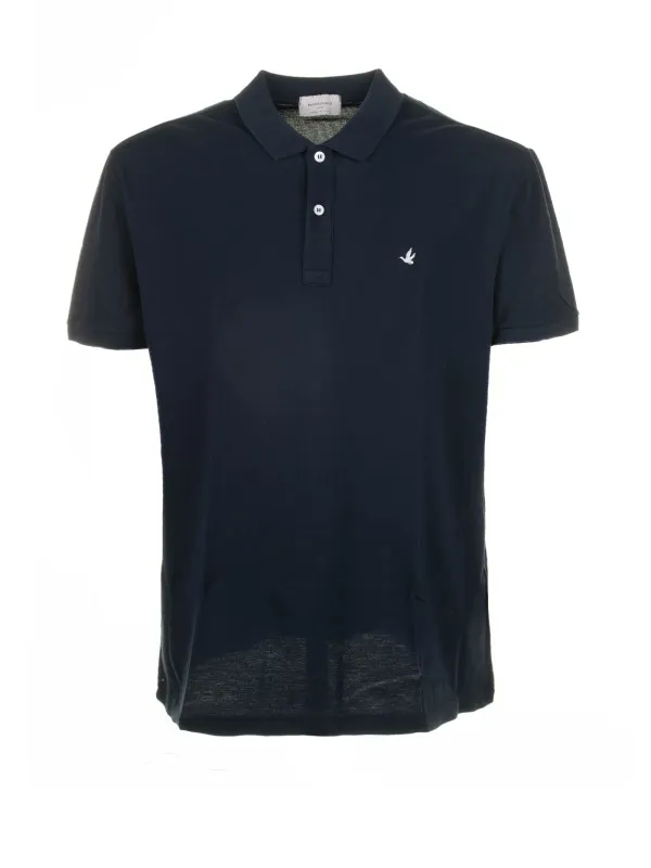 Navy Polo shirt in cotton