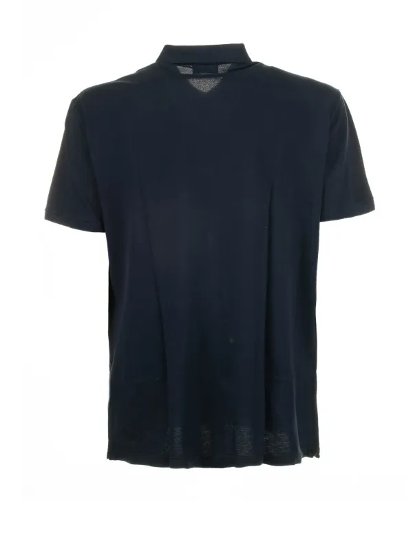 Navy Polo shirt in cotton