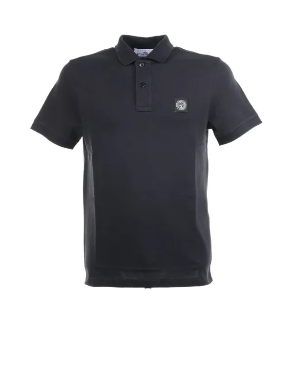 Navy short sleeve polo shirt