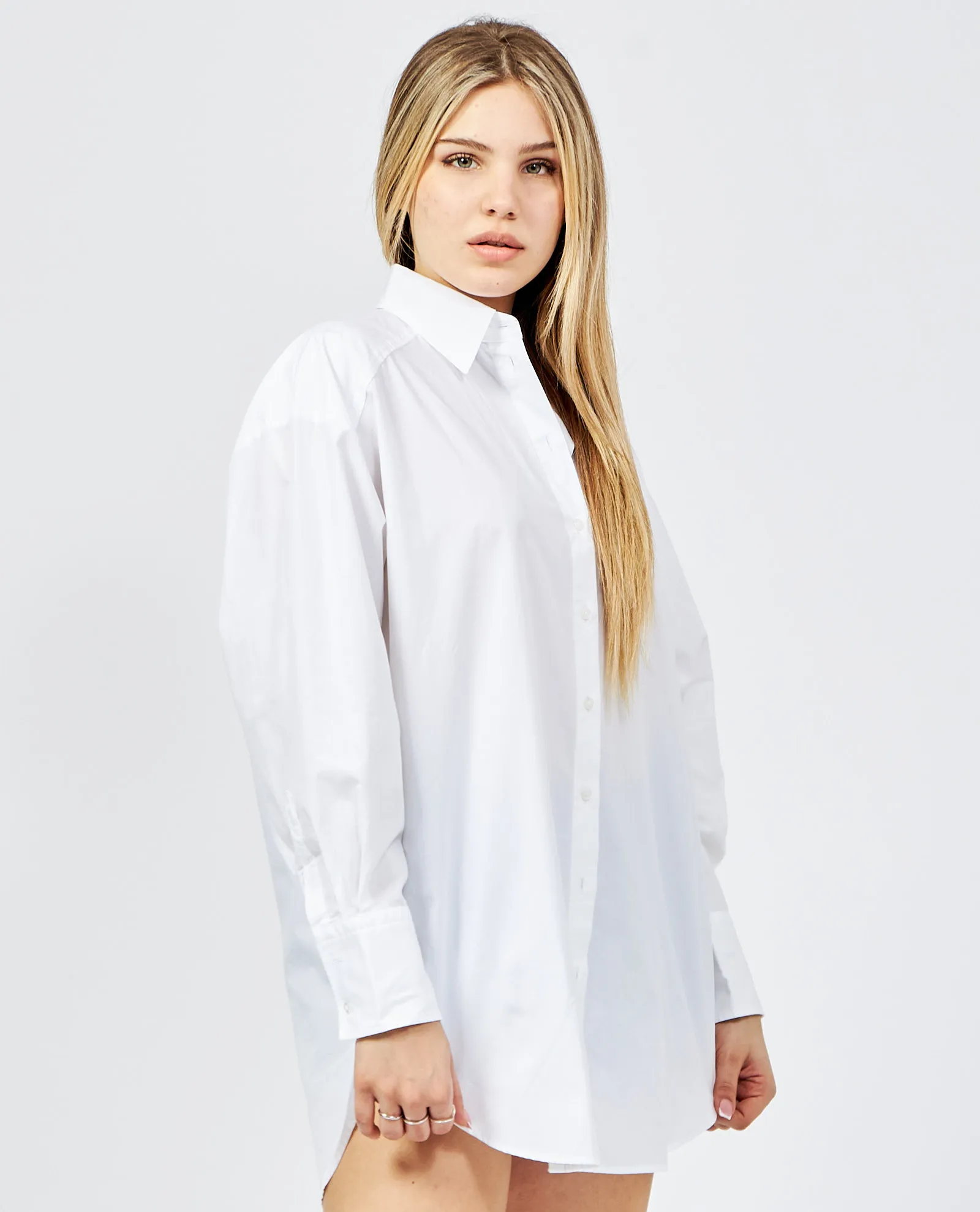 OutletHUGO      Camicia Ennia oversize con maniche scivolate