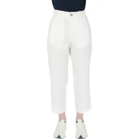 Pantalone Sun 68 Donna Formal Elastic Belt 31 BIANCO PANNA