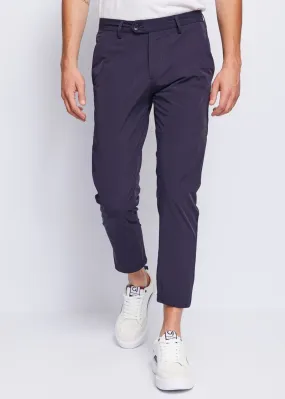 Pantaloni cropped stretch