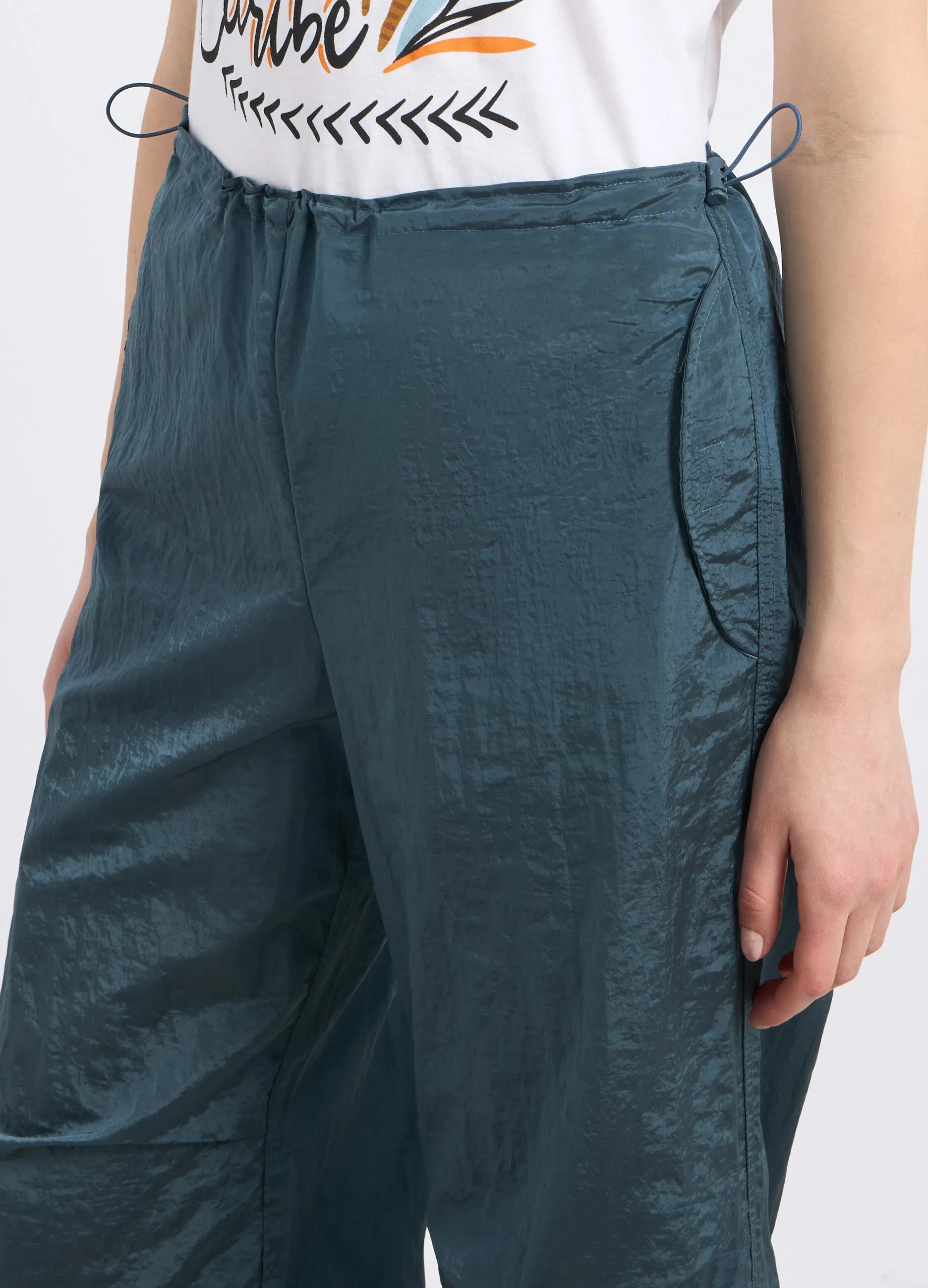 Pantaloni parachute donna