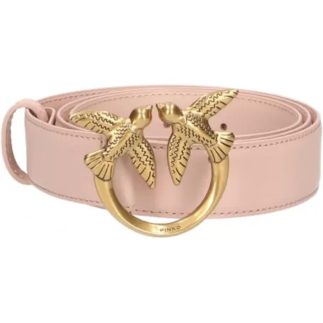 Pinko Love Berry H3 Belt Vitello Set Cintura_cipria-antique Gold taglia S