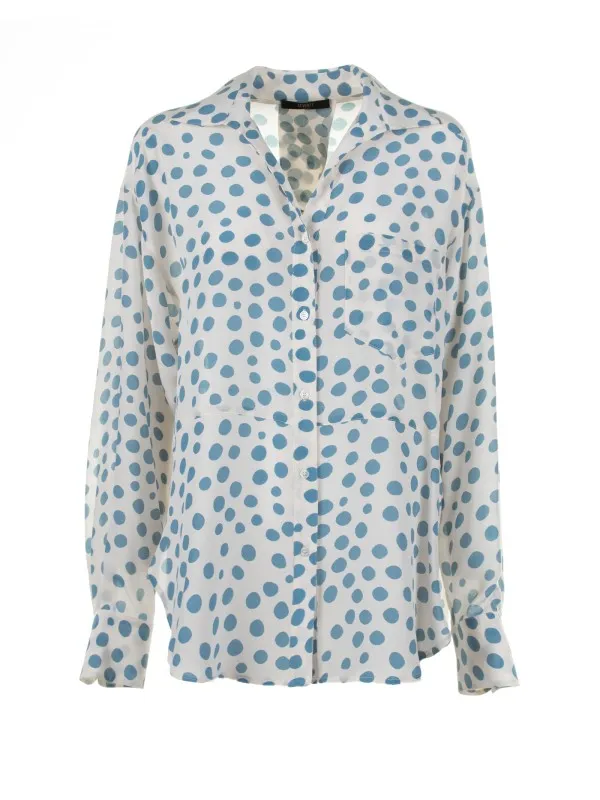 Polka dot shirt with pocket