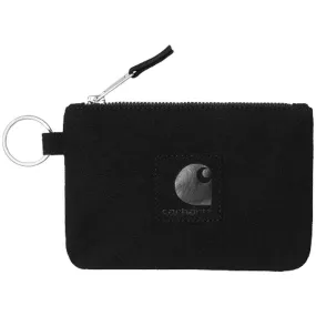 Portafogli Unisex Carhartt Wip - Suede Zip Wallet - Nero