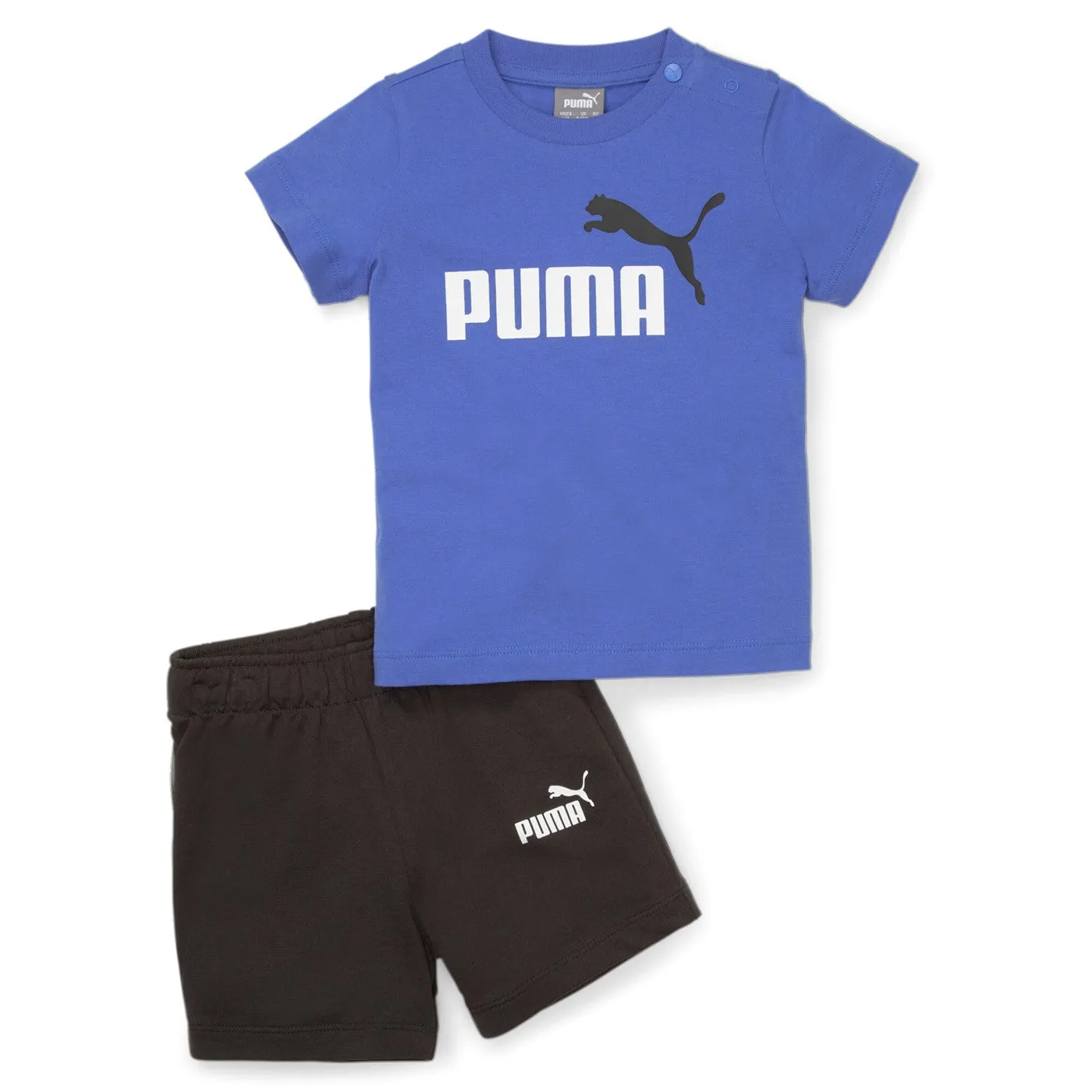 Puma children's set Minicats t-shirt and shorts 845839-92 light blue