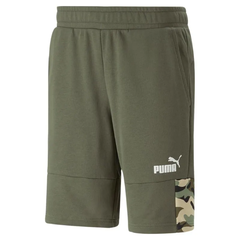 PUMA ESSENTIALS BLOCK CAMO SHORTS