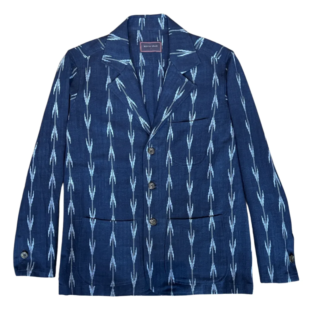 Sakamoto Japanese Indigo Slub Cotton Shirt Jacket (Made to Order)