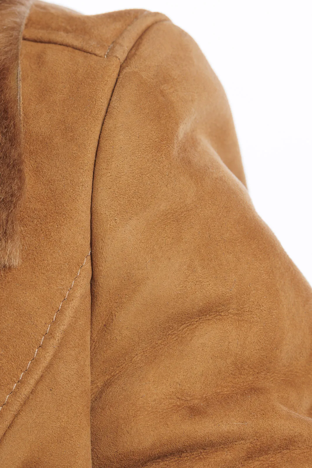 Sheepskin shaved coat nail