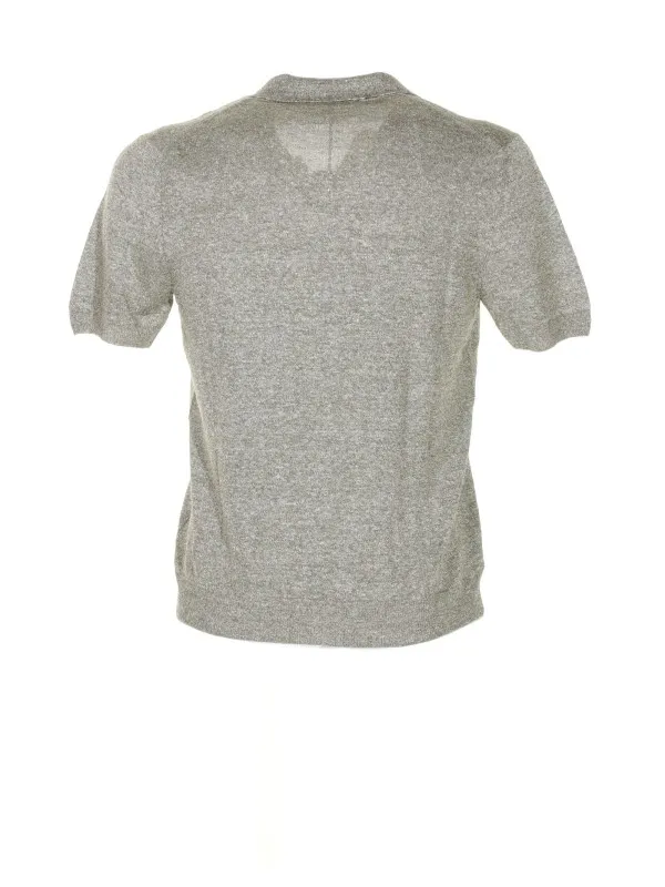 Short-sleeved polo shirt in cotton