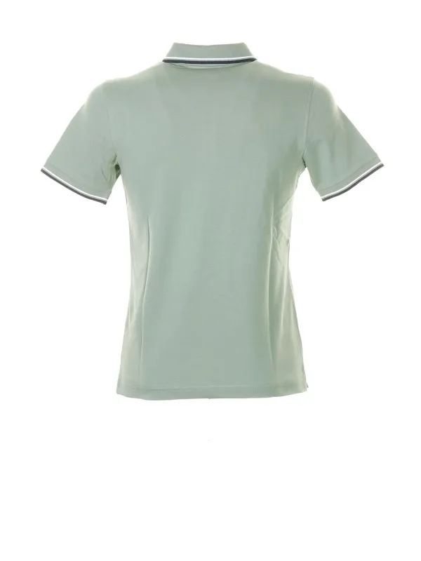 Short-sleeved polo shirt with logo