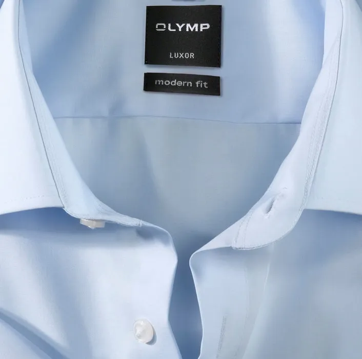 Short-sleeved shirt olymp modern fit cotton no ironing