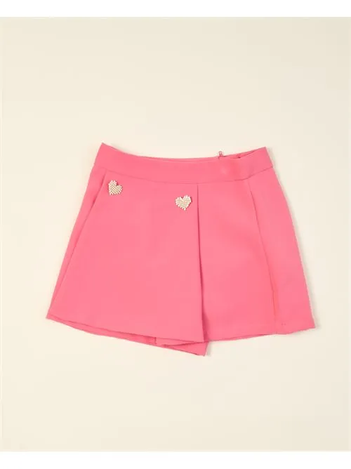 Shorts bambina Fun Fun con zip sul retro