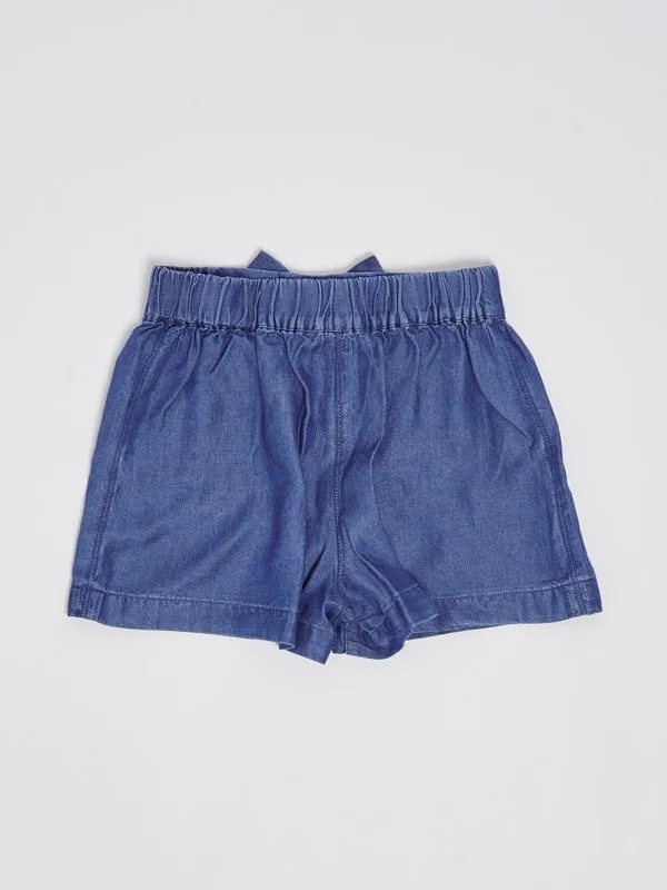 Shorts bambina Liu Jo in lyocell Denim Chiaro