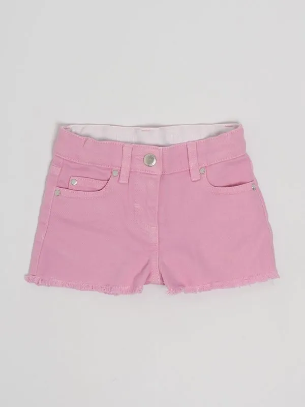 Shorts bambina Stella McCartney in cotone stretch Rosa