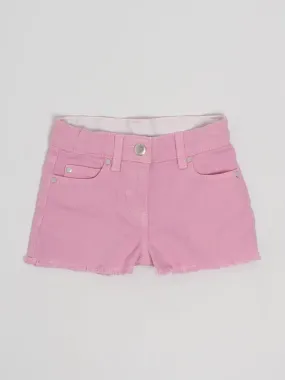 Shorts bambina Stella McCartney in cotone stretch Rosa