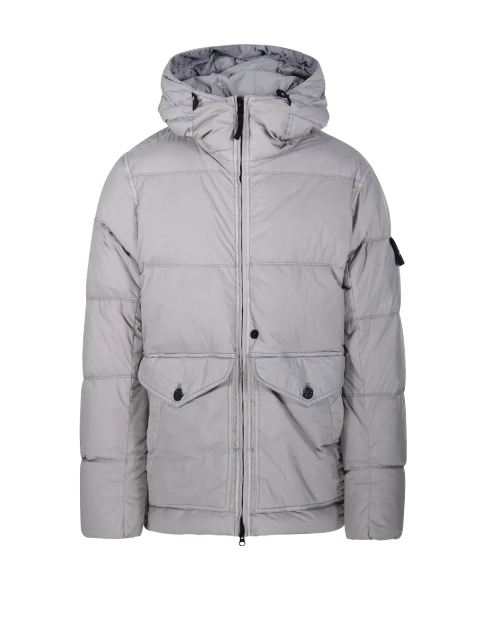  STONE ISLAND  MEN STONE ISLAND GREY POLYAMIDE DOWN JACKET