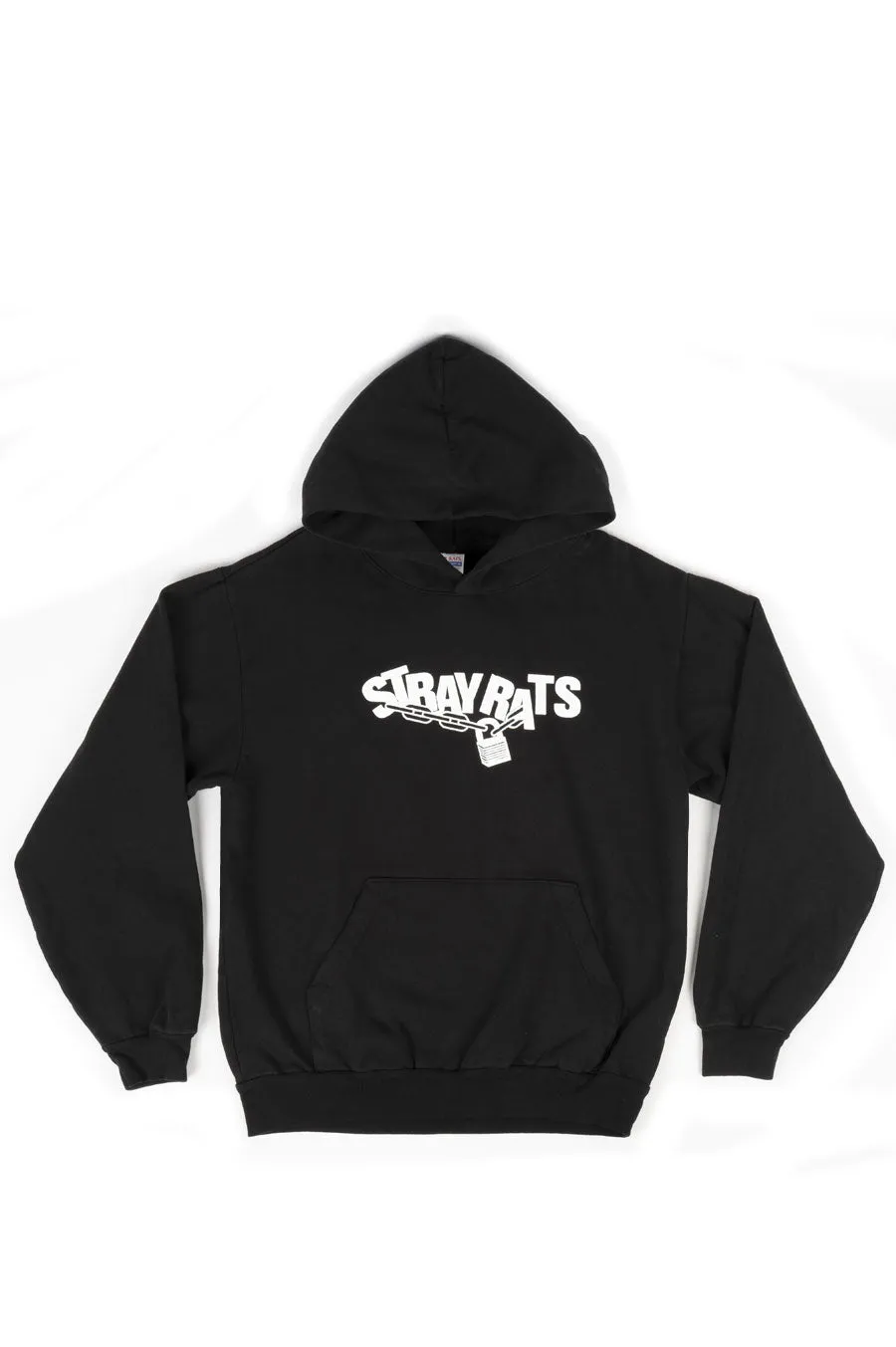 STRAY RATS LOCK HOODIE BLACK