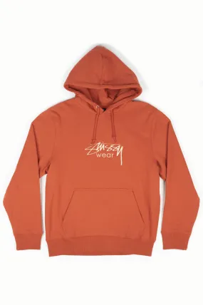 STUSSY WEAR APP. HOODIE BRICK