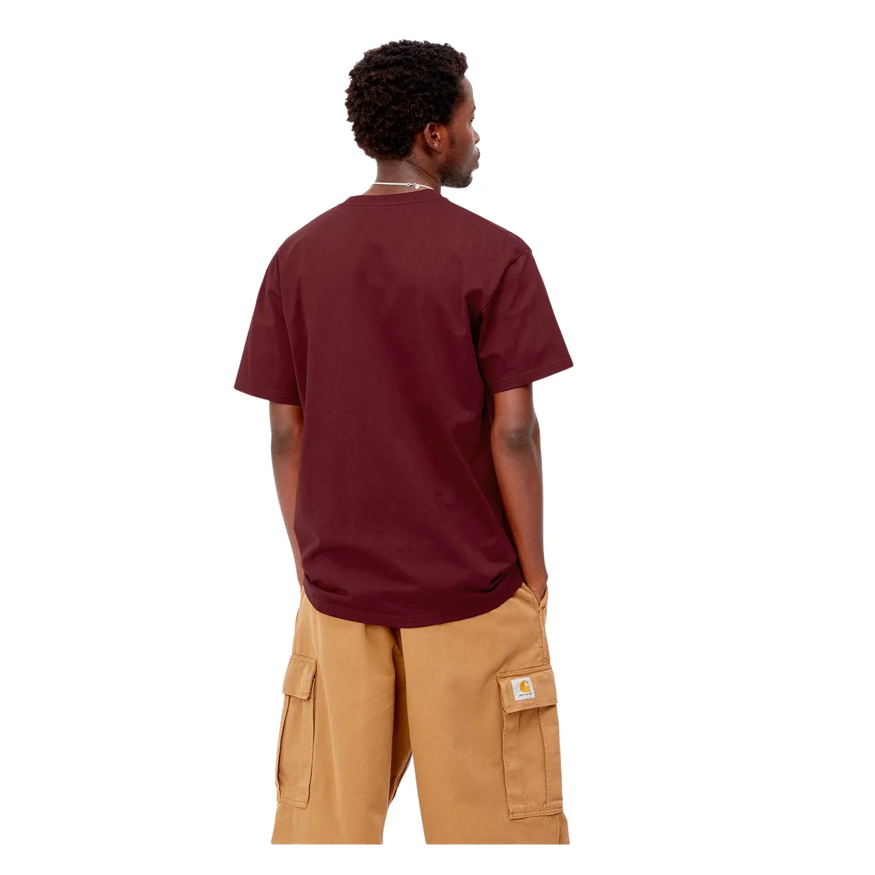 T-shirt Carhartt WIP S/S Chase Bordeaux