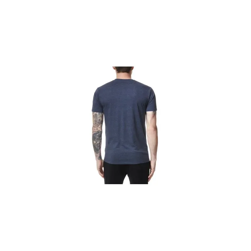 Tentree Spruce Stripe Pocket Tee da uomo (Dress Blue Heather)