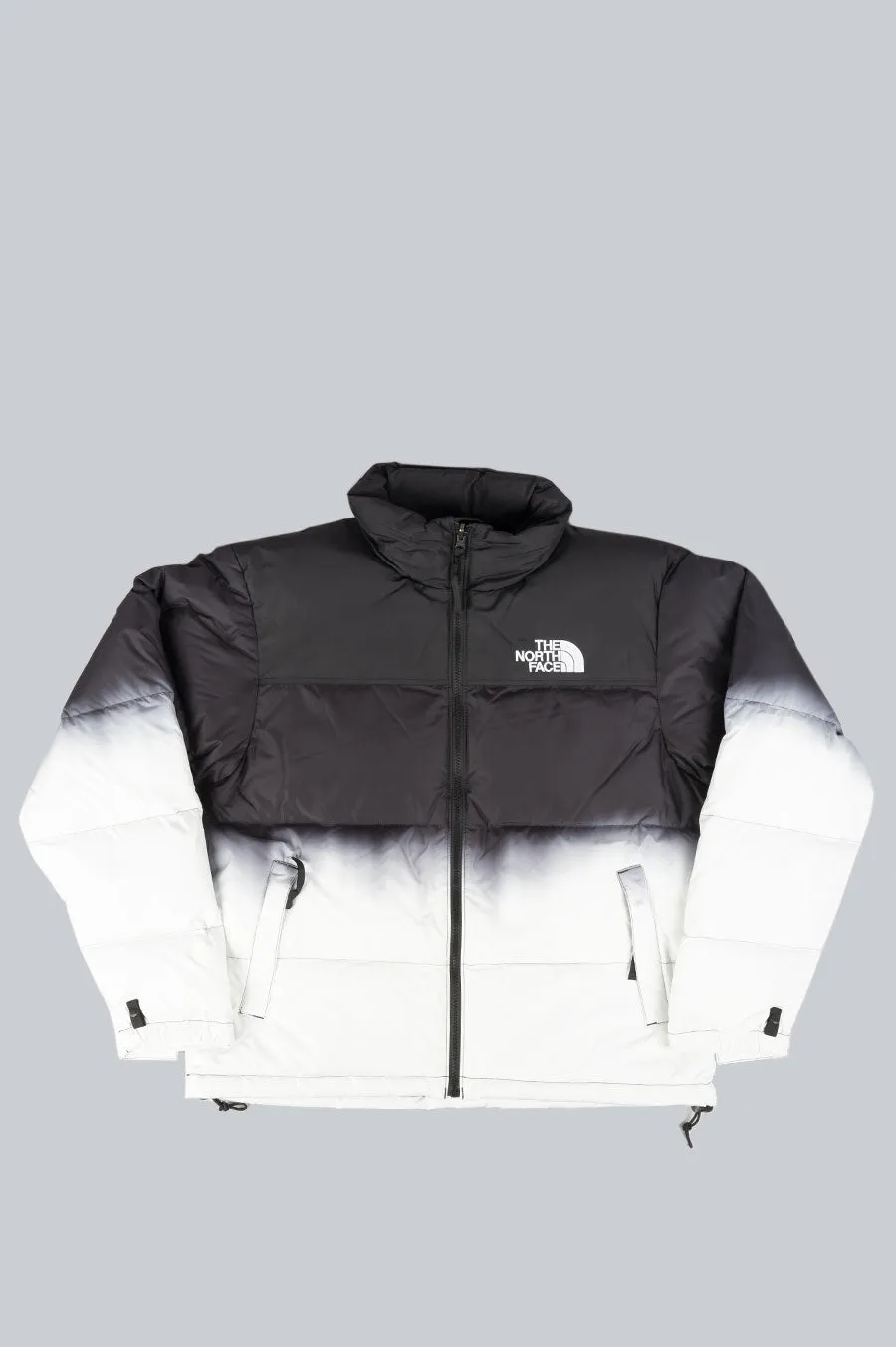 THE NORTH FACE 96 NUPTSE DIP DYE JACKET TNF BLACK