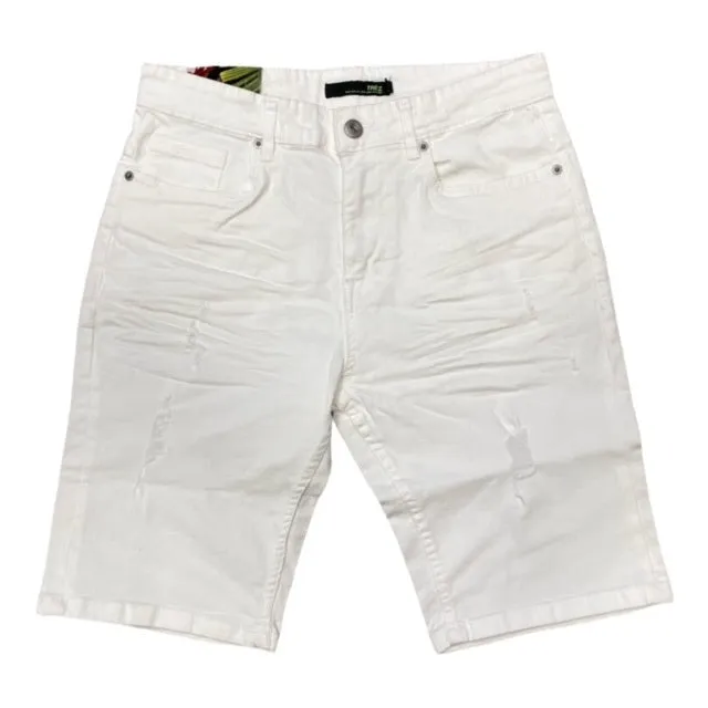 Trez Bin-Pris men's shorts in white demin M45115 110