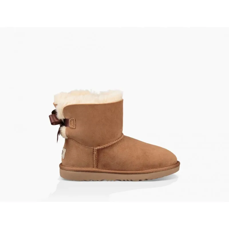 UGG BABY - Stivale MINI BAILEY BOW II - Chestnut