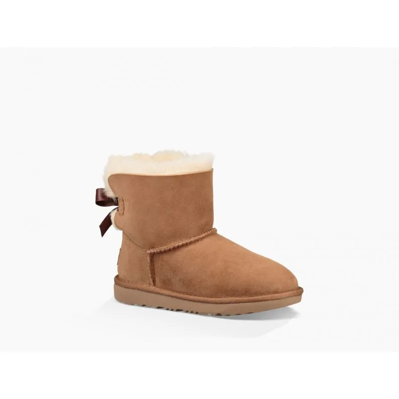 UGG BABY - Stivale MINI BAILEY BOW II - Chestnut