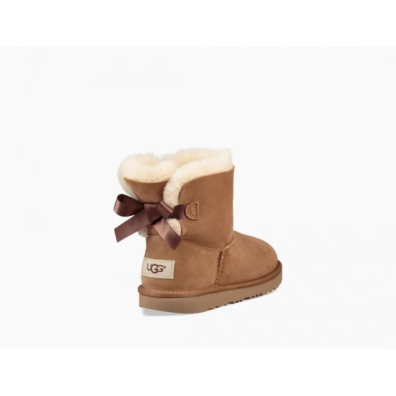 UGG BABY - Stivale MINI BAILEY BOW II - Chestnut