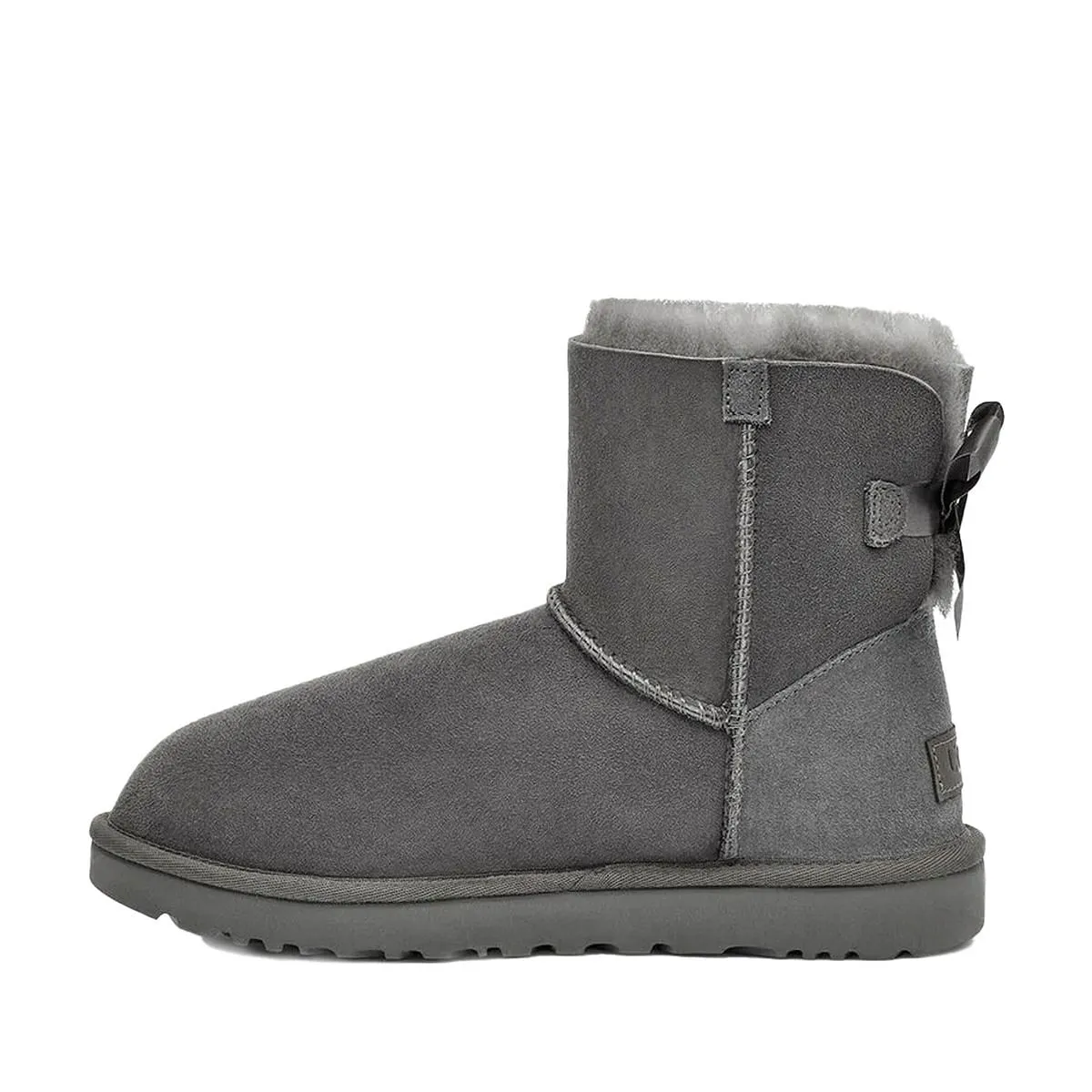      UGG MINI BAILEY BOW II GRIGIO DONNA  