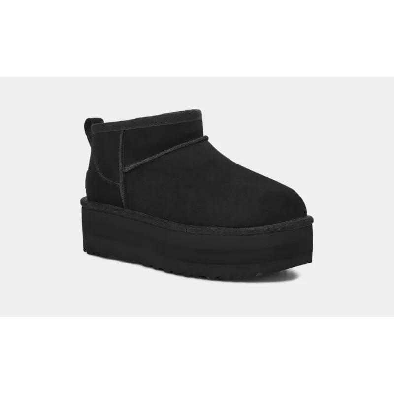 UGG - Stivale classic ultra mini platform - Nero