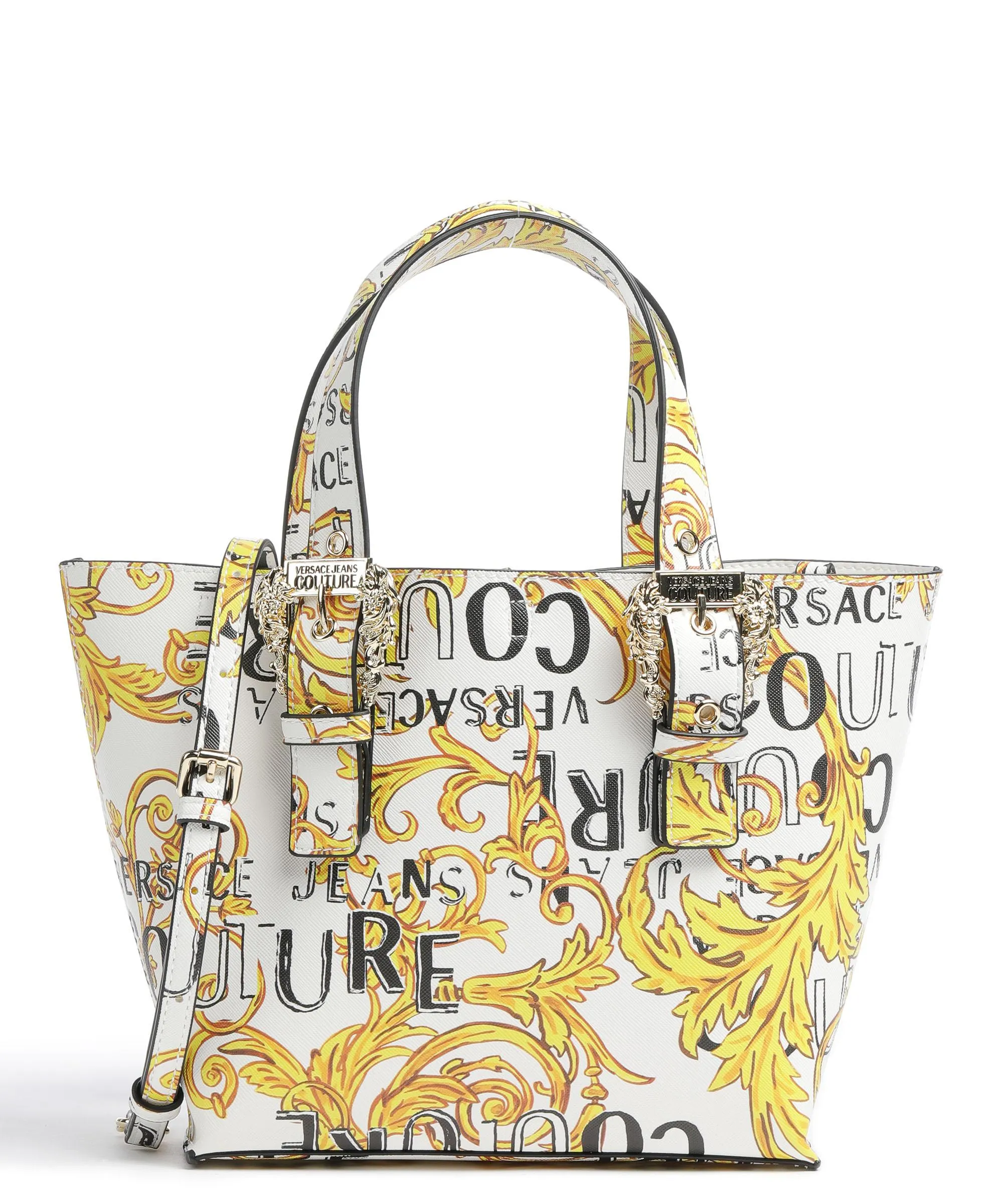  Versace Jeans Couture Couture 01 Borsa a mano pelle sintetica bianco  