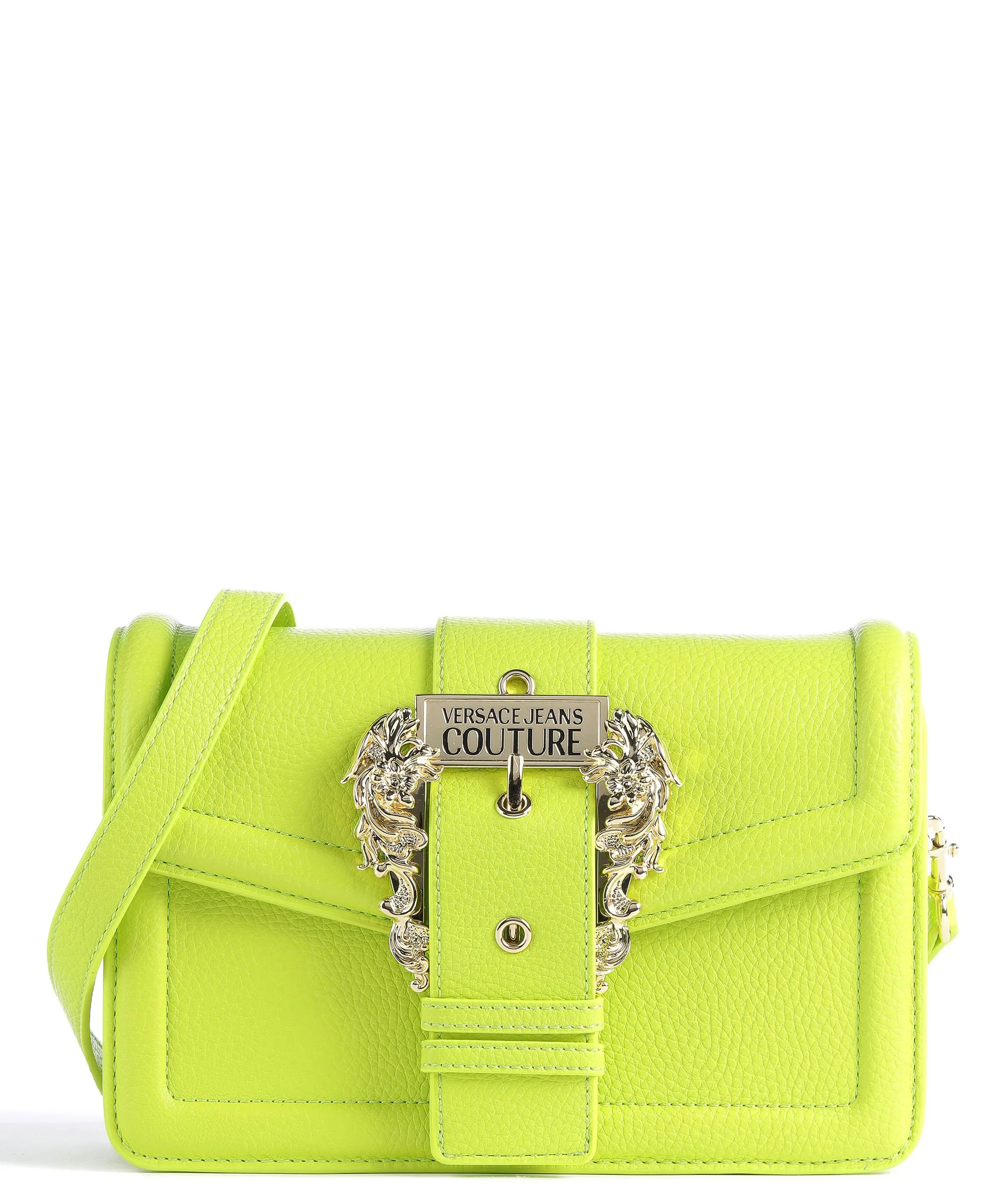  Versace Jeans Couture Couture 01 Borsa a tracolla pelle sintetica giallo verde  