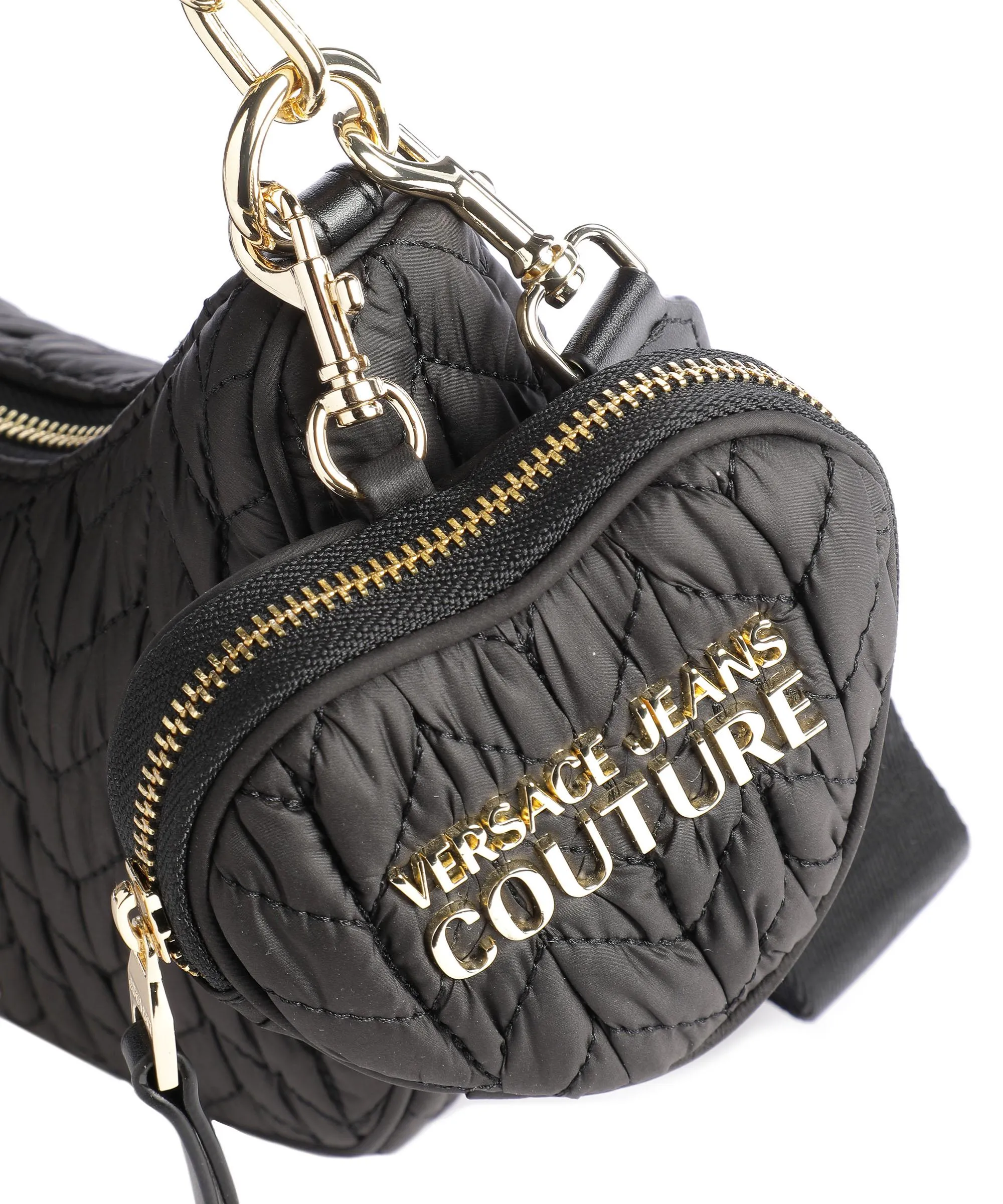  Versace Jeans Couture Crunchy Borsa a spalla poliestere nero  