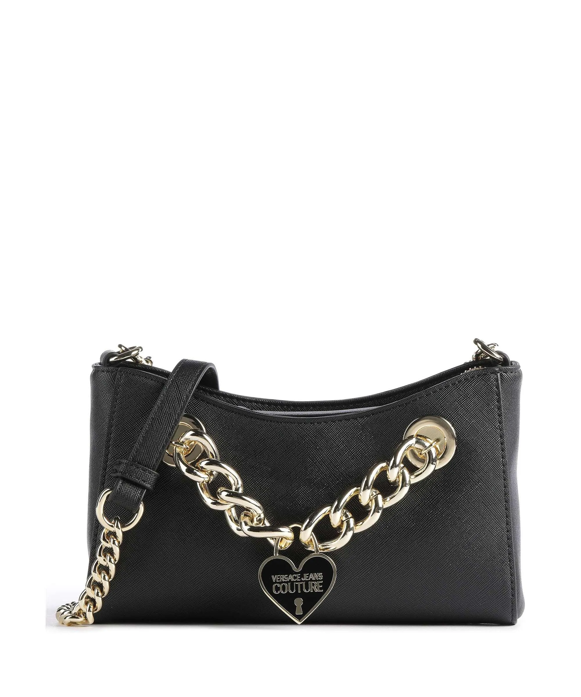  Versace Jeans Couture Deluxe Chain Borsa a tracolla pelle sintetica nero  